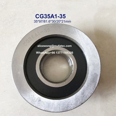 Flanged ball bearings 35x97/81.6x30/20x21mm for lift truck sapre part replacement  CG35A1-35