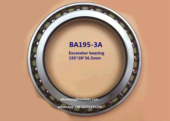 BA195-3A Crawler walking excavator bearing thin section angular contact ball bearing 195*280*36.5mm