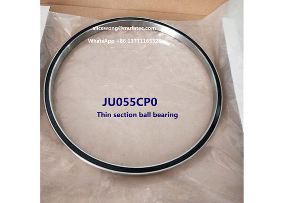 JU055CP0 JU055 excavator bearing thin section angular contact ball bearing 5.5x6.25x0.5''