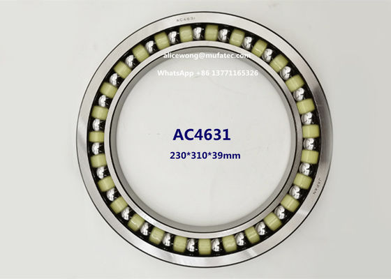 AC4631 excavator bearing thin section angular contact ball bearing 230*310*39mm