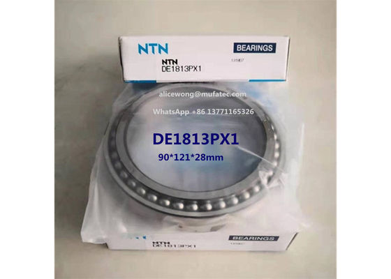 DE1813 PX1 DE1813PX1 excavator bearing thin section angular contact ball bearing 90*121*28mm
