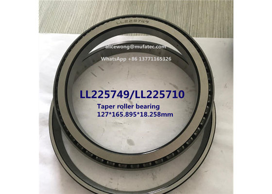 LL225749/LL225710 LL225749/10 excavator bearing taper roller bearing 127*165.895*18.258mm