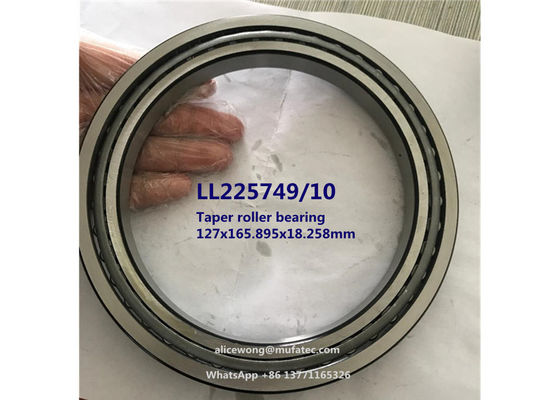 LL225749/LL225710 LL225749/10 excavator bearing taper roller bearing 127*165.895*18.258mm