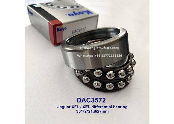 DAC3572 Jaguar XFL XEL differential bearing double row thrust angular contact ball bearing 35*72*21.8/27mm