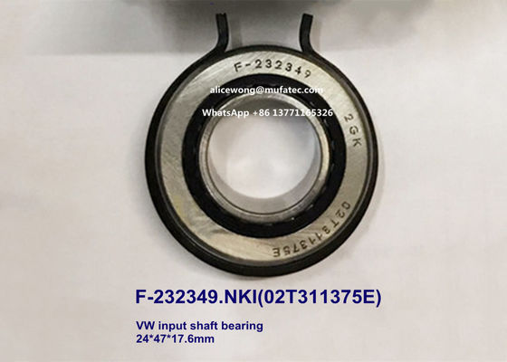 F-232349 NKI 02T311375E Volkswagen Audi manual input shaft transimission bearing 24*47*17.6mm