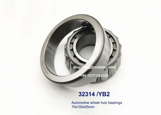 32314 /YB2 automotive wheel hub bearings taper roller bearings 70x150x55mm