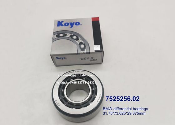 7525256.02 7525256 F-234975.10 BMW differential bearings double row ball bearings 31.75x73.025x24/29.375mm