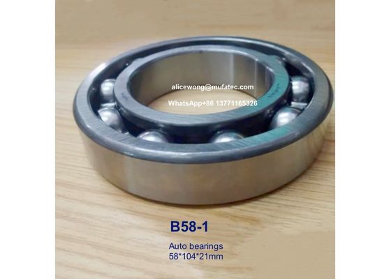 B58-1 auto deep groove ball bearings no flange deep groove ball bearings 54*104*21mm