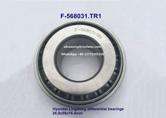 F-568031.TR1 F-568031 Hyundai Lingdong differential bearings tapered roller bearings 26.8*58*16.4mm
