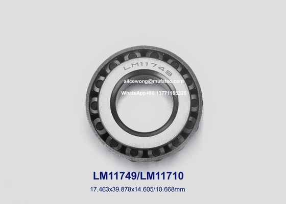 LM11749/LM11710 LM11749/10 automotive bearings inch taper roller bearings 17.463*39.878*14.605/10.668mm