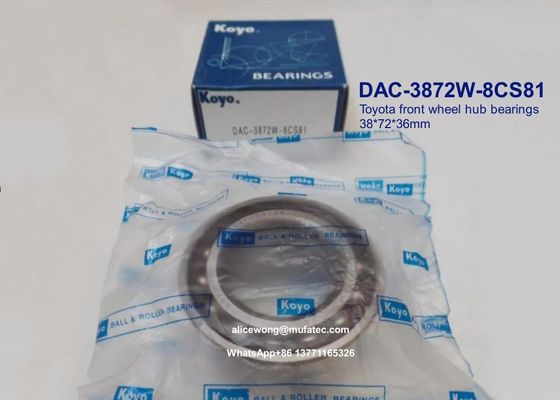 DAC-3872W-8CS81 DAC3872W 90369-38011 automotive wheel hub bearings 38*72*36mm