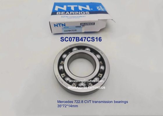 SC07B47CS16 SC07B47 B35-133CG AB45100.S01 Mercedes 722.8 CVT transmission part bearings 35*72*14mm