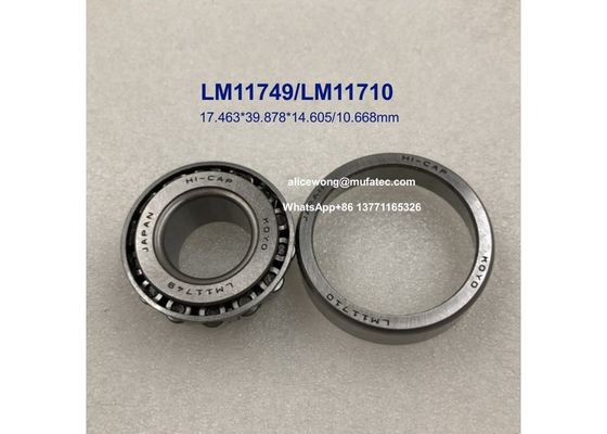 LM11749/LM11710 LM11749/10 automotive bearings inch taper roller bearings 17.463*39.878*14.605/10.668mm