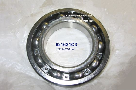 6216X1C3 automotive bearings deep groove ball bearings 80*140*26mm