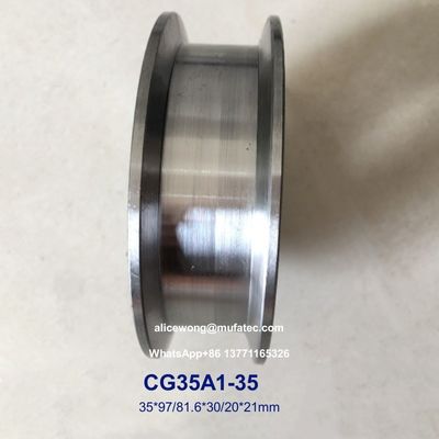 Flanged ball bearings 35x97/81.6x30/20x21mm for lift truck sapre part replacement  CG35A1-35