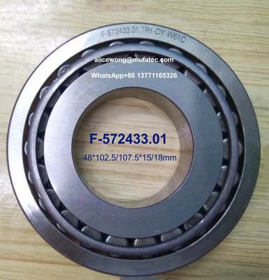 F-572433.01.TR1-DY-W61C 48x102.5/107.5x15/18mm Automotive Transmission Bearings Taper Roller Bearing