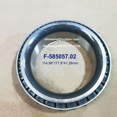 F-585057.02 Wheel Hub Bearings 114.98x177.8x41.28mm Imperial Taper Roller Bearings