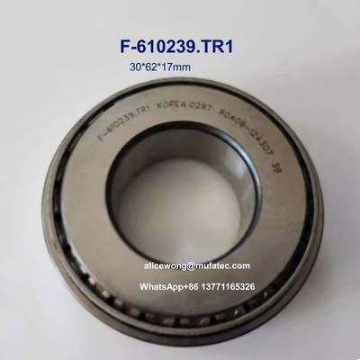 F-610239.TR1 Automobile Differential Bearings 30x62x17mm Inch Taper Roller Bearings