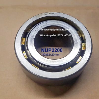 NUP2206 Cylindrical Roller Bearings 30x62x20mm Cylindrical Roller Bearing, Steel Cage