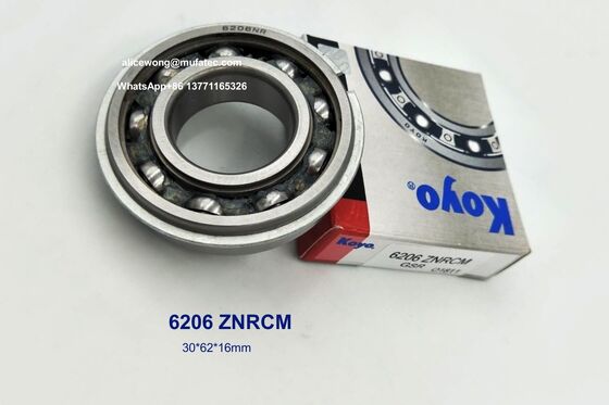 6206 ZNRCM 30x62x16mm bearing with snap ring