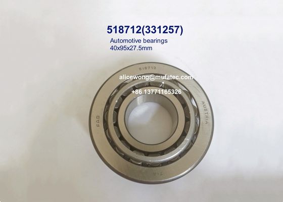 518712 2331257 rolamentos de automóveis rolamentos cônicos 40*95*27,5 mm