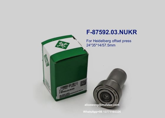 F-87592.03.NUKR F-87592 03 NUKR Heidelberg rolamentos da imprensa offset rolamentos de seguimento de camas 24*35*14/57.5mm
