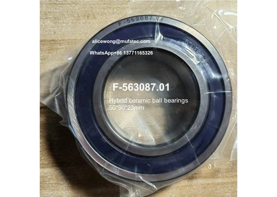 F-563087.01 Rolamentos de esferas de cerâmica de alta velocidade Rolamentos de servomotores 50*90*23mm