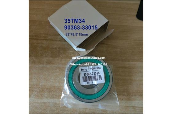 35TM34 90363-33015 Rolamentos da caixa de velocidades Toyota Rolamentos de esferas especiais para troca de peças sobressalentes Toyota 33*78.5*15mm