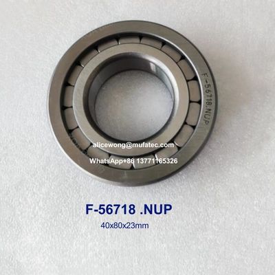 F-56718.NUP Rolamentos cilíndricos completos de 40x80x23 mm para eixo principal da hidráulica